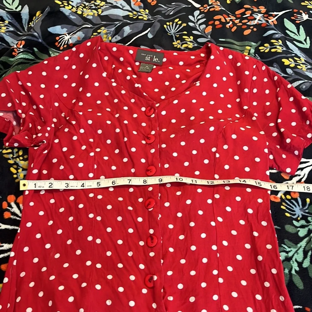 90’s New York Style Polka Dot Romper - Picture 8 of 15